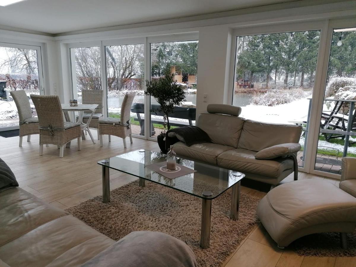 Froschkoenig Mit Teichblick Apartment Trendelburg Luaran gambar
